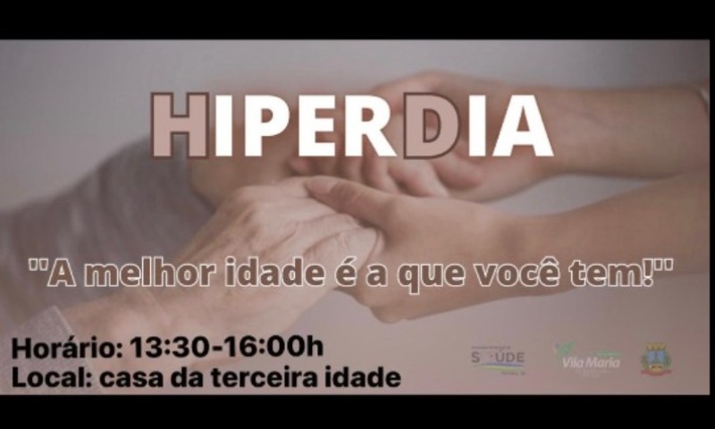 Mais uma edição do HiperDia acontece nesta quinta (03), em Vila Maria