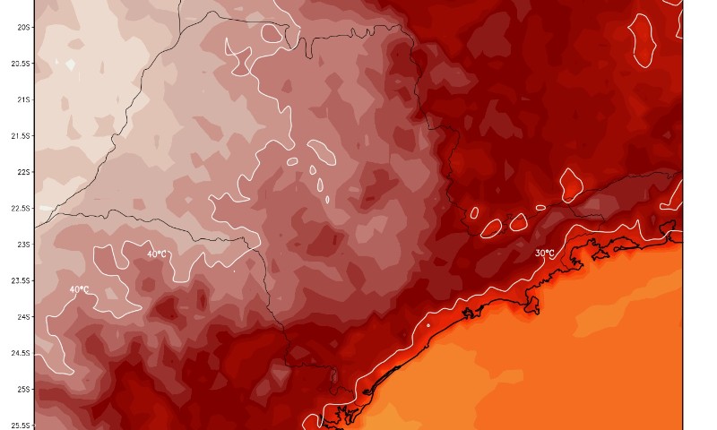 Brasil terá onda de calor excepcional com 40º a 45º