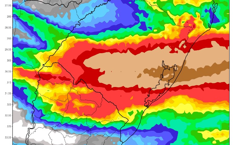 MetSul Meteorologia faz alerta para dias seguidos com muitos temporais e chuva volumosa