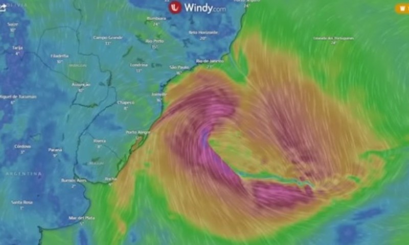 Alerta: grande ciclone se formará e provocará impactos no Brasil