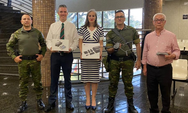 3° Batalhão Ambiental da Brigada Militar recebe drone de última geração do Ministério Público e Poder Judiciário do Rio Grande do Sul