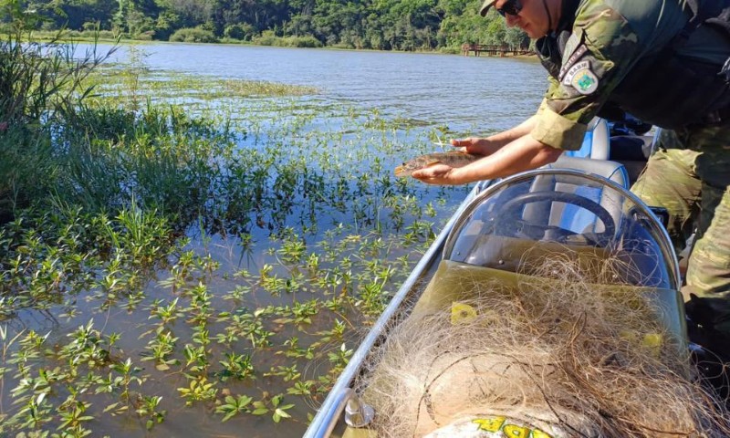 3º Batalhão Ambiental da Brigada Militar realiza a Operação Piracema 2023/2024 e apreende 5.400 metros de redes de pesca