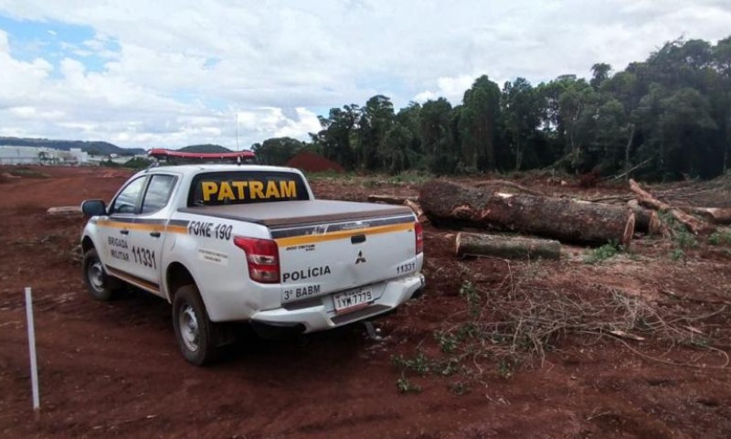 3º Batalhão Ambiental da Brigada Militar flagra irregularidades em dois loteamentos em Marau