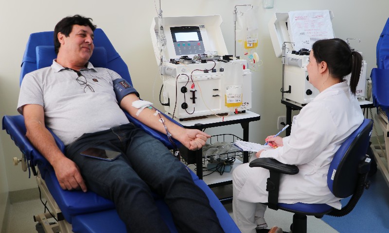 Serviço de Hemoterapia busca voluntários para doação automatizada de plaquetas