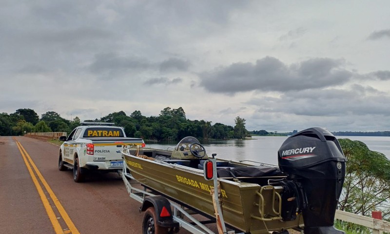 3º Batalhão Ambiental da Brigada Militar realiza patrulhamento aquático preventivo na Barragem de Ernestina