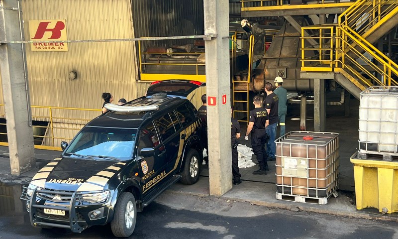 Polícia Federal incinera mais de 100kg de maconha
