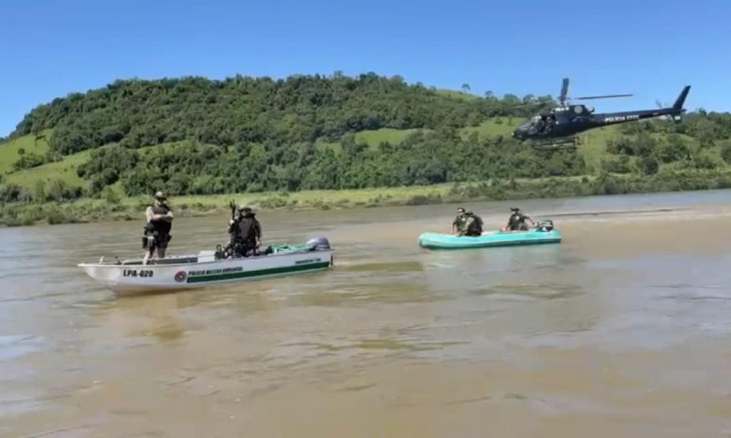 Brigada Militar, Polícia Militar de Santa Catarina e SAER-FRON realizam Operação de Combate à Pesca Ilegal no Rio Uruguai