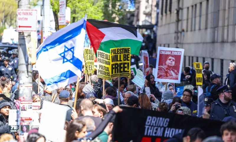 MUNDO: Protestos sobre a guerra em Gaza dividem as universidades nos EUA