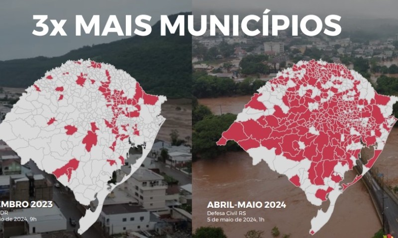 Maior catástrofe climática do RS/maio 2024