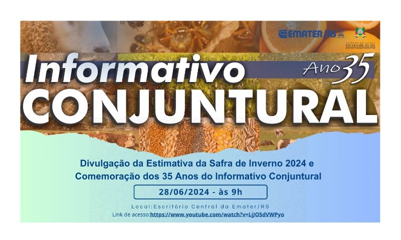 Emater/RS-Ascar divulga estimativa inicial da Safra de Inverno nesta sexta-feira (28)