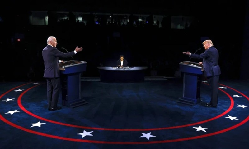 MUNDO: Trump chega na semana do debate com 10 pontos à frente de Biden