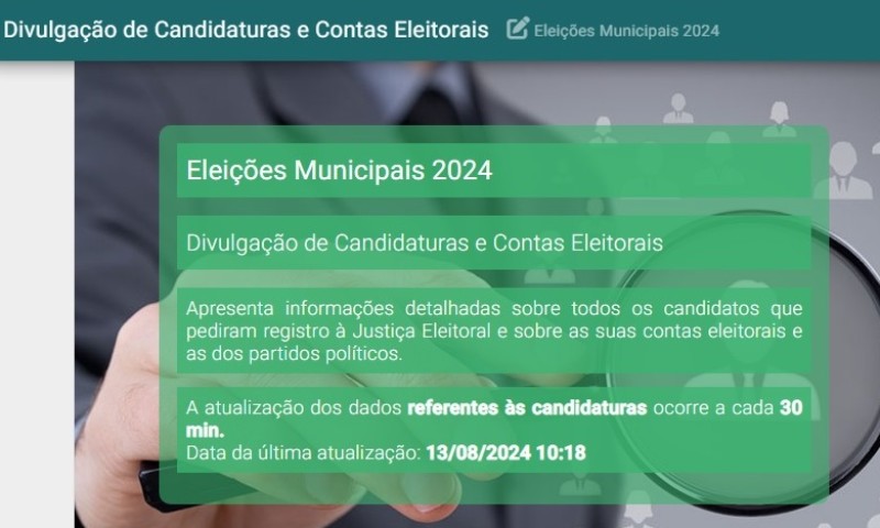 Eleições 2024: confira como estão os registros de candidaturas pelos municípios da região