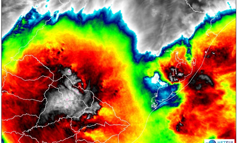 Granizo vai atingir muitas cidades nesta segunda-feira (23)