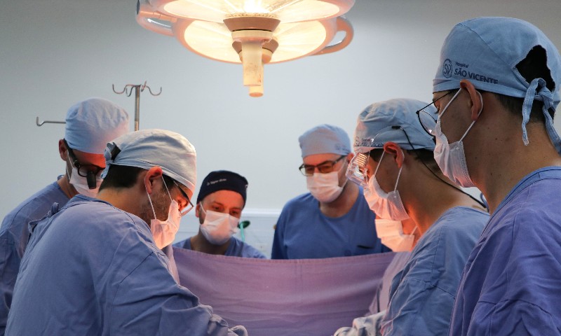 Hospital São Vicente de Paulo realiza captação múltipla de órgãos. Doação foi autorizada por ato solidário da família