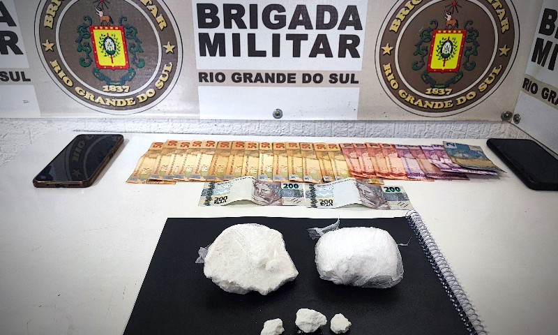 Serafina Corrêa: Brigada Militar prende dupla por tráfico de drogas