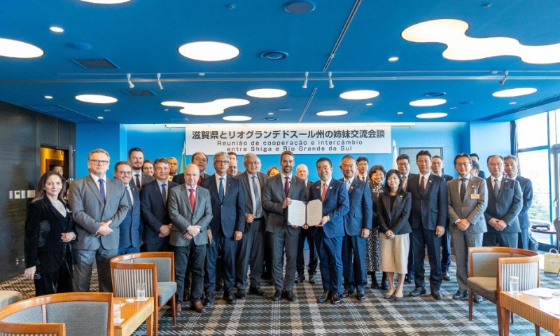 Com foco em resiliência climática, governo reforça parceria histórica com Shiga em visita à província-irmã no Japão