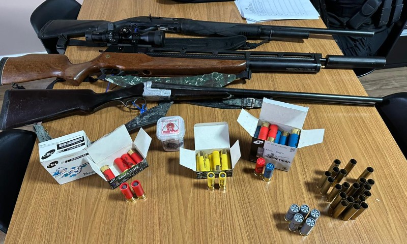 PF investiga fornecedores de armas de fogo e munições para região de Cacique Doble