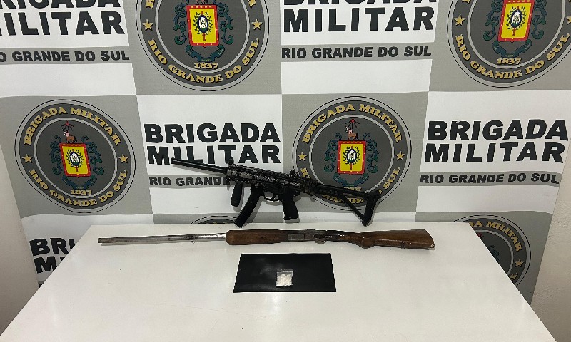 Guaporé: Brigada Militar apreende jovem com droga e armas