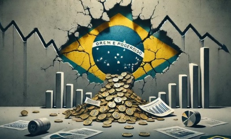 ECONOMIA: Brasil ocupa o pódio do déficit global em 2025
