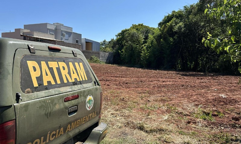 Brigada Militar e Secretaria Municipal de Meio Ambiente flagram intervenção em APP no município de Passo Fundo