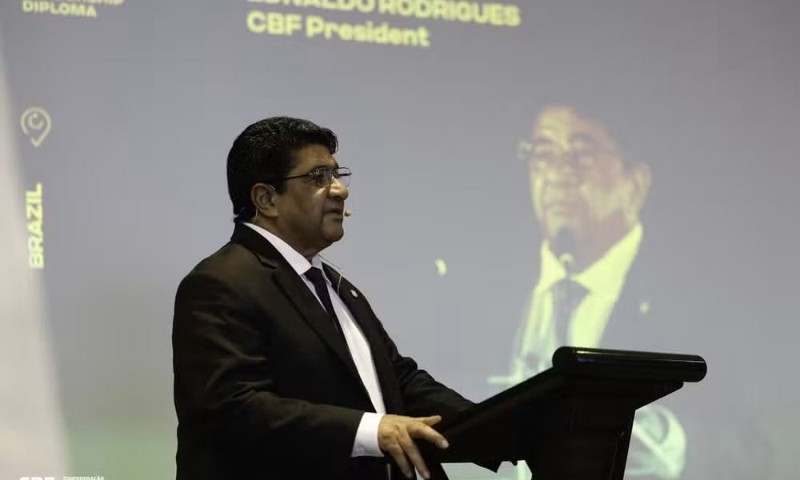 BRASIL: Sem concorrência, Ednaldo Rodrigues se reelege presidente da CBF