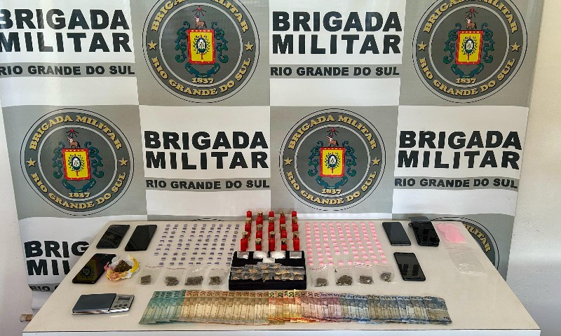 Guaporé: Brigada Militar prende quadrilha por tráfico de drogas
