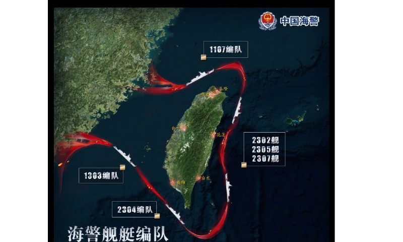 MUNDO: Cerco chinês a Taiwan cria tensão no Oriente