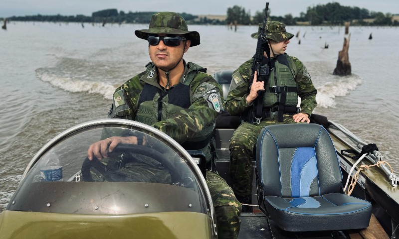 Brigada Militar intensifica patrulhamento aquático e combate a crimes na Barragem de Ernestina