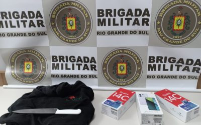 POLÍCIA: Brigada Militar prende suspeito de roubo a loja de celulares em Vila Maria