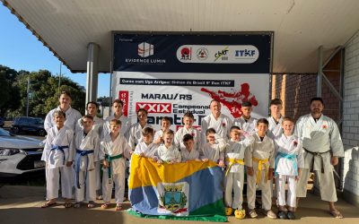 ESPORTE: Atletas vilamarienses participam do XXIX Campeonato Estadual de Karatê