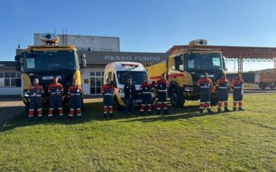 Estado qualifica infraestrutura de combate a incêndio do Aeroporto Lauro Kurtz
