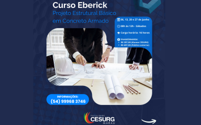 INOVAÇÃO: Faculdade CESURG Marau promove curso prático de Eberick para projetos estruturais