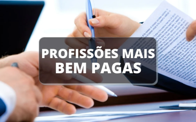 BRASIL: O governo divulgou as profissões mais bem pagas do país