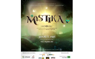 Caravana da Ilusão estreia “Mystika”, novo espetáculo que une fantasia, teatro e circo em três cidades do RS