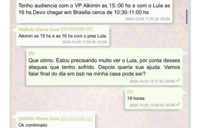 BRASIL: Os novos conteúdos revelados do zap de Vorcaro